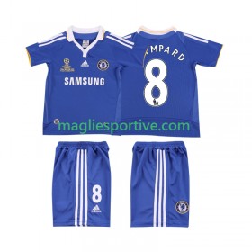 Completo Calcio Chelsea LAMPARD 8 2007 2008 Retro Bambino Divisa Prima